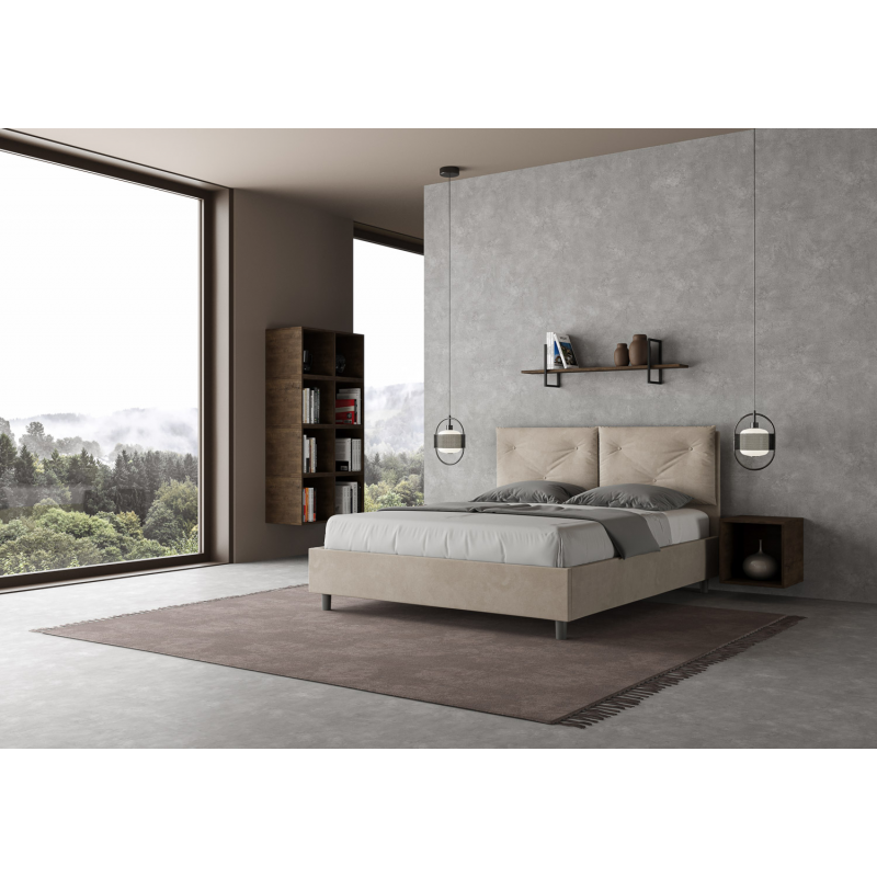 Letto imbottito Matrimoniale 160x190 cm Appia