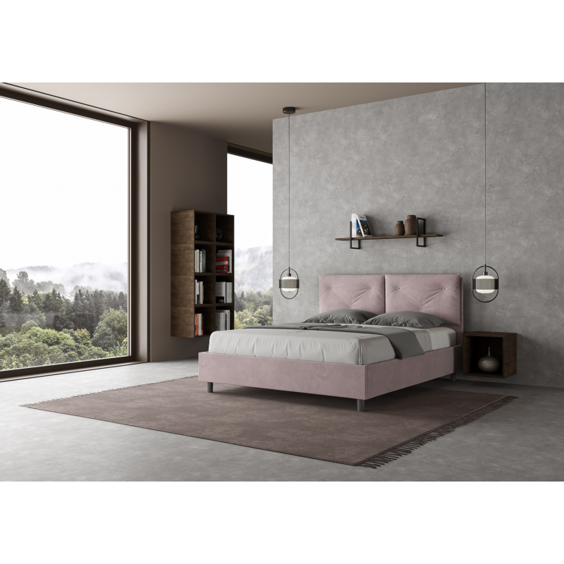 Letto imbottito Matrimoniale 160x190 cm Appia
