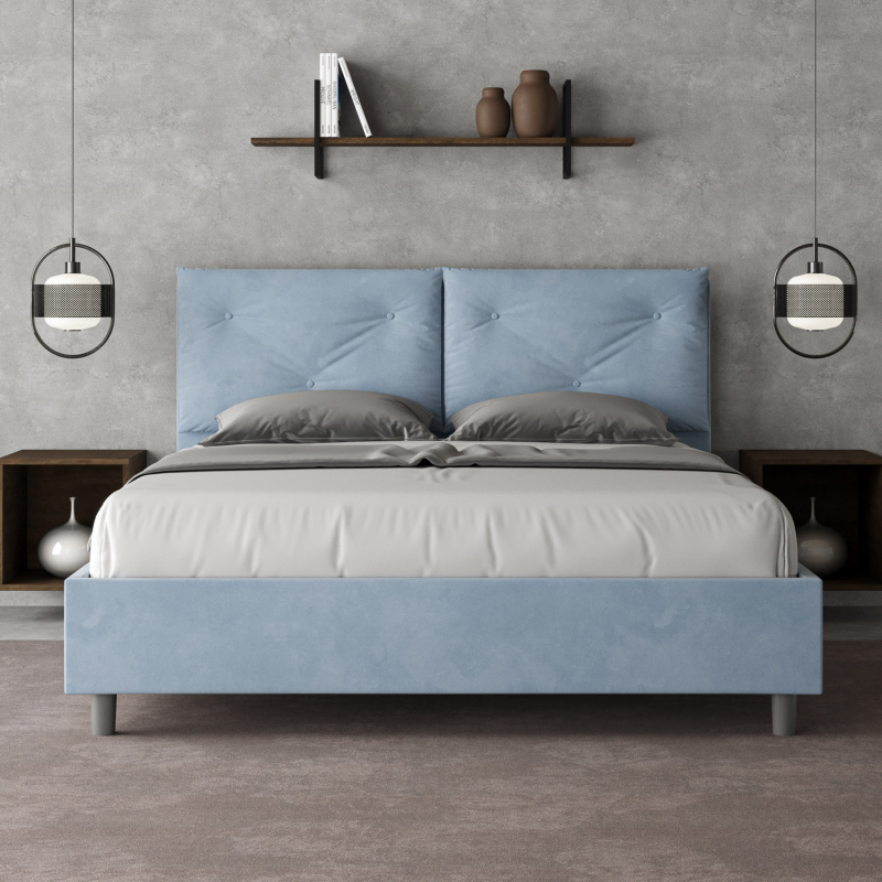 Letto imbottito Matrimoniale 160x190 cm Appia