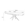 Tavolo allungabile 160/240 x 90 cm Match 2 90cm X 160/240 cmcm H 76cm Stones
