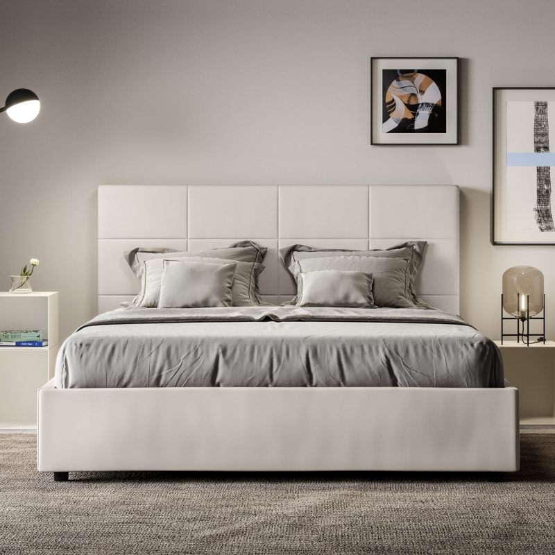 Letto imbottito Matrimoniale 160x190 cm Mika