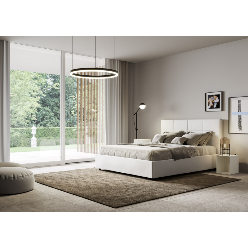 Letto imbottito Matrimoniale 160x190 cm Mika