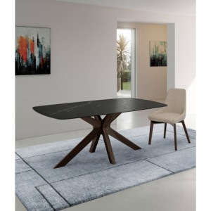 Tavolo fisso 180 x 90 x 76 cm Gemini 90cm X 180cm H 76cm Stones
