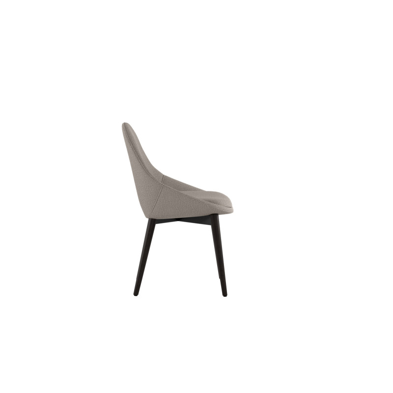 Set di 4 Sedie in tessuto Astrid 58cm X 49cm H 85cm Stones