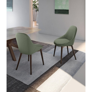 Set di 4 Sedie in tessuto Astrid 58cm X 49cm H 85cm Stones