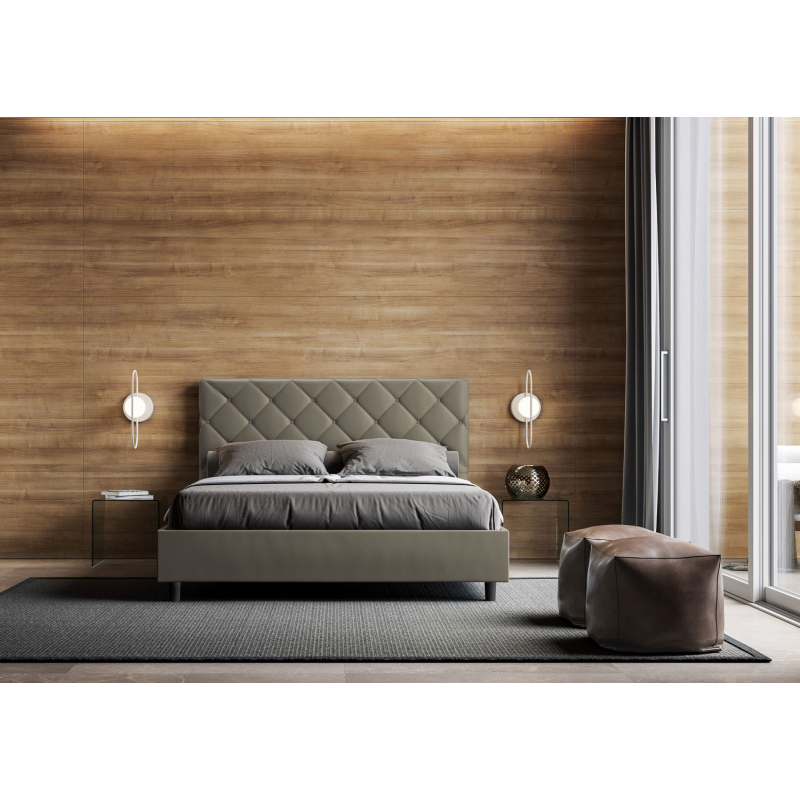 Letto imbottito Matrimoniale 160x190 cm Priya