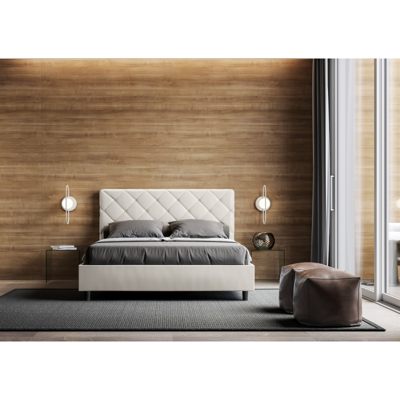 Letto imbottito Matrimoniale 160x190 cm Priya