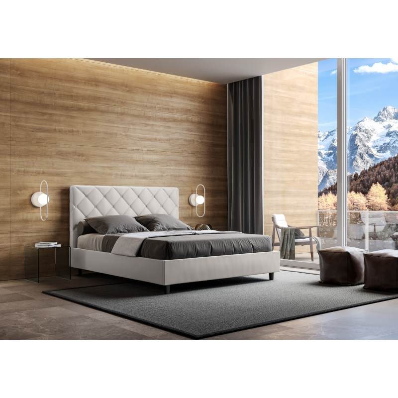 Letto imbottito Matrimoniale 160x190 cm Priya