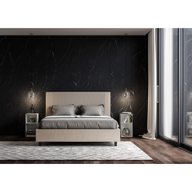 Letto imbottito Matrimoniale 160x190 cm Goya