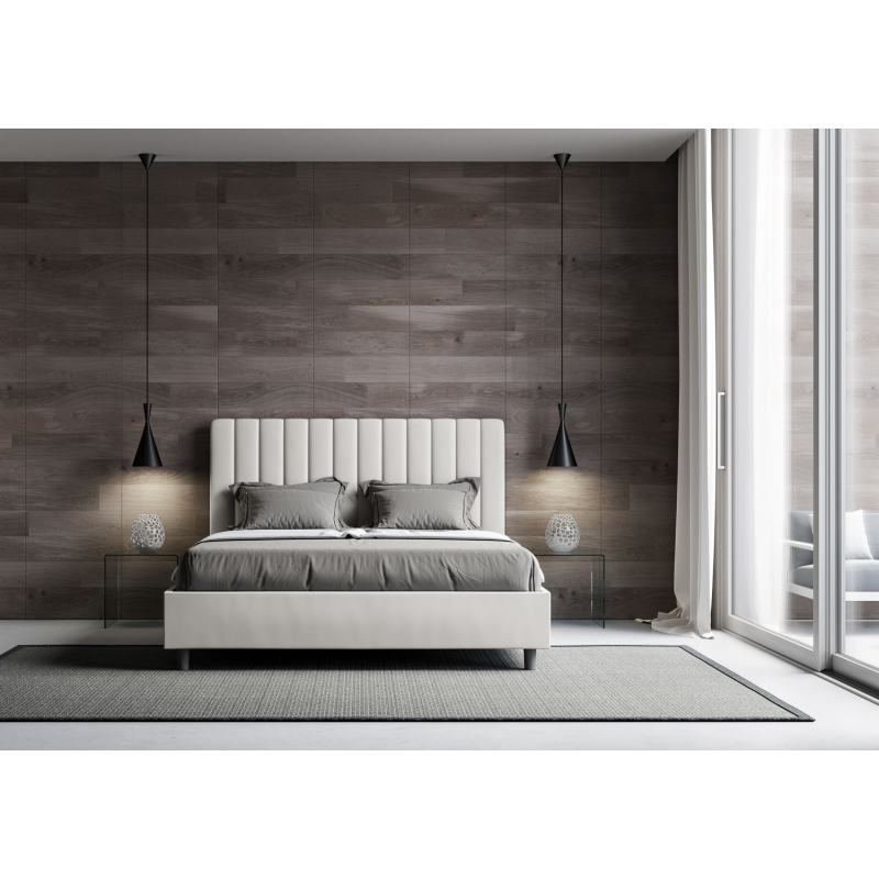 Letto imbottito Matrimoniale 160x190 cm Agueda