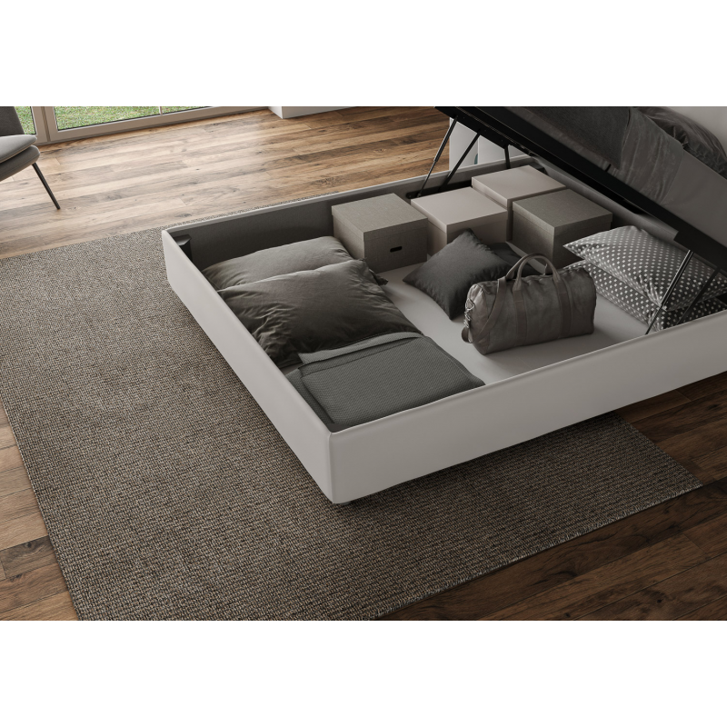 Letto imbottito Matrimoniale 160x190 cm Agueda