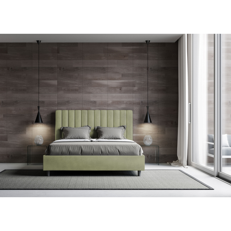 Letto imbottito Matrimoniale 160x190 cm Agueda