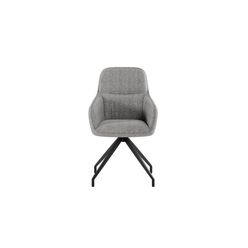 Set di 2 Sedie in tessuto Gaia 56cm X 56cm H 87cm Stones