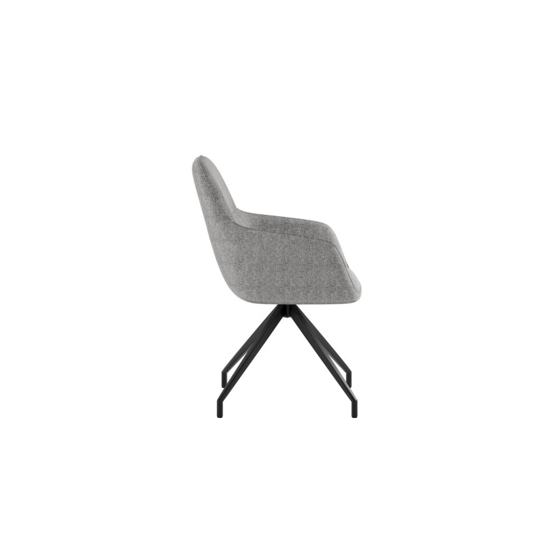 Set di 2 Sedie in tessuto Gaia 56cm X 56cm H 87cm Stones
