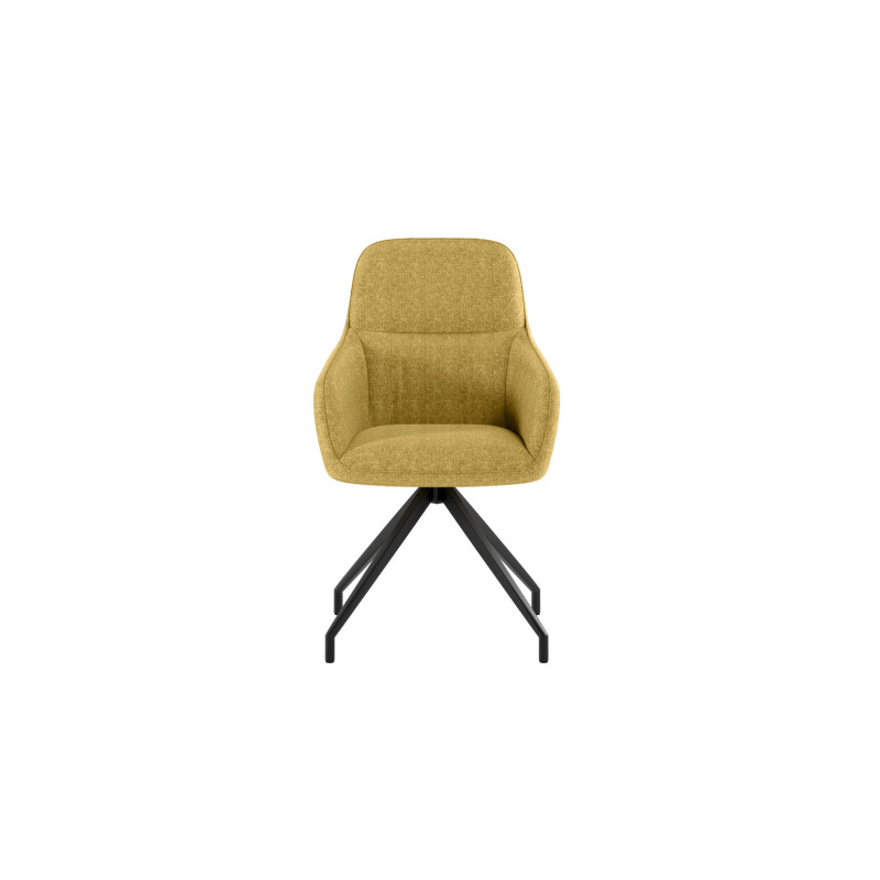 Set di 2 Sedie in tessuto Gaia 56cm X 56cm H 87cm Stones