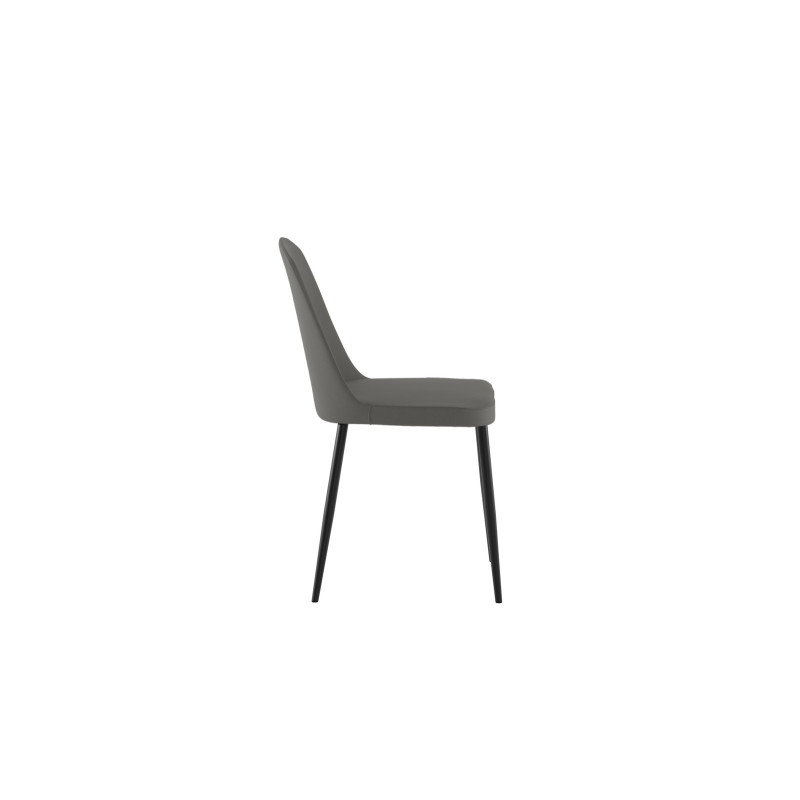 Set di 4 Sedie in soft-touch Tamara 52cm X 45cm H 85cm Stones