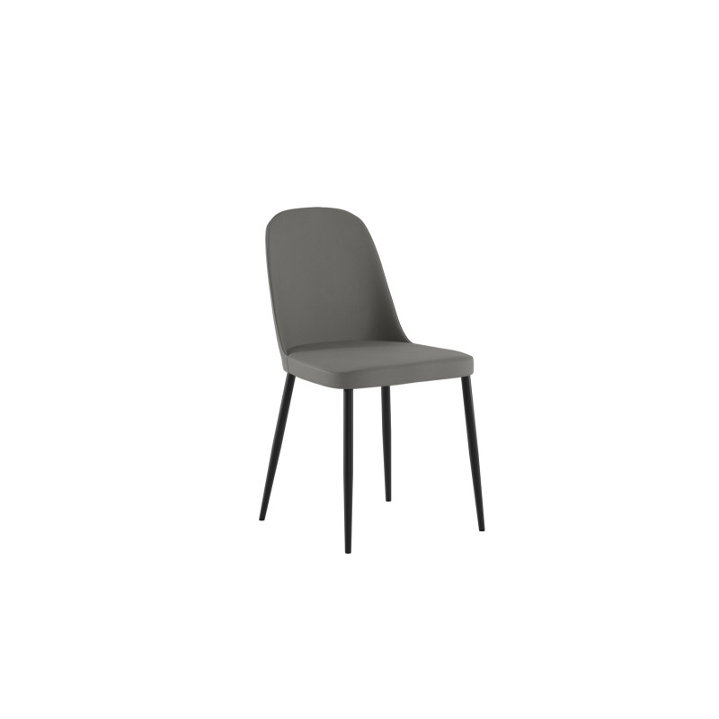 Set di 4 Sedie in soft-touch Tamara 52cm X 45cm H 85cm Stones