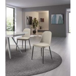 Sedia in tessuto Tamara 55cm X 46cm H 85cm Stones