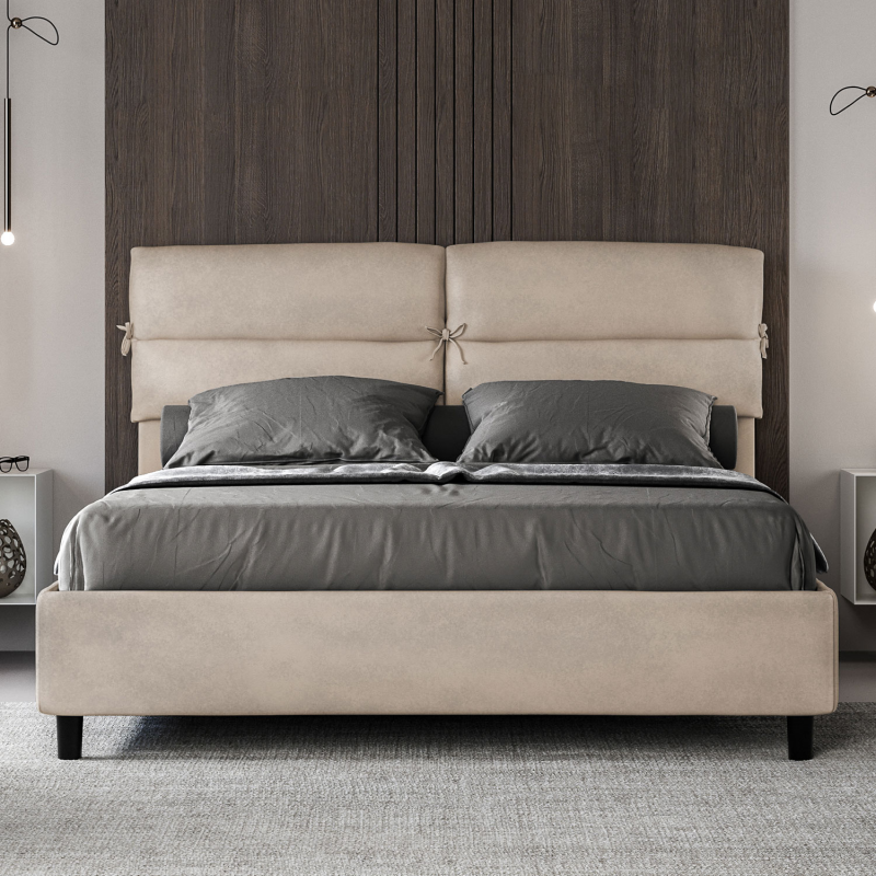 Letto imbottito Matrimoniale 160x190 cm Nandy