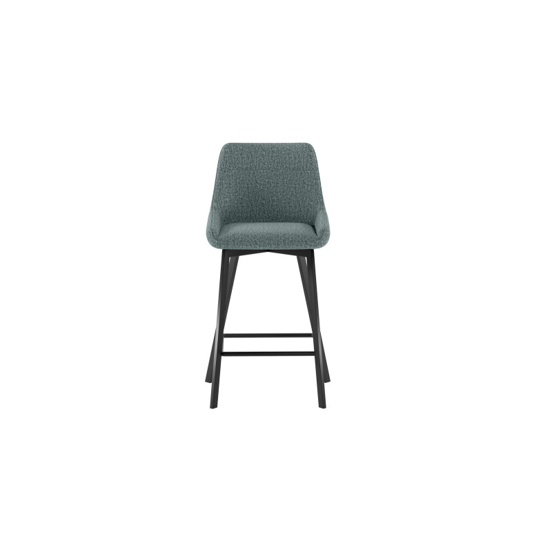Set di 2 Sgabelli in tessuto Fox 50cm X 44cm H 94cm Stones