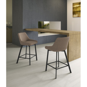Sgabello in tessuto Fox 50cm X 44cm H 94cm Stones