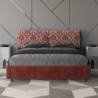Letto imbottito Matrimoniale 160x190 cm tessuto Agata Mados