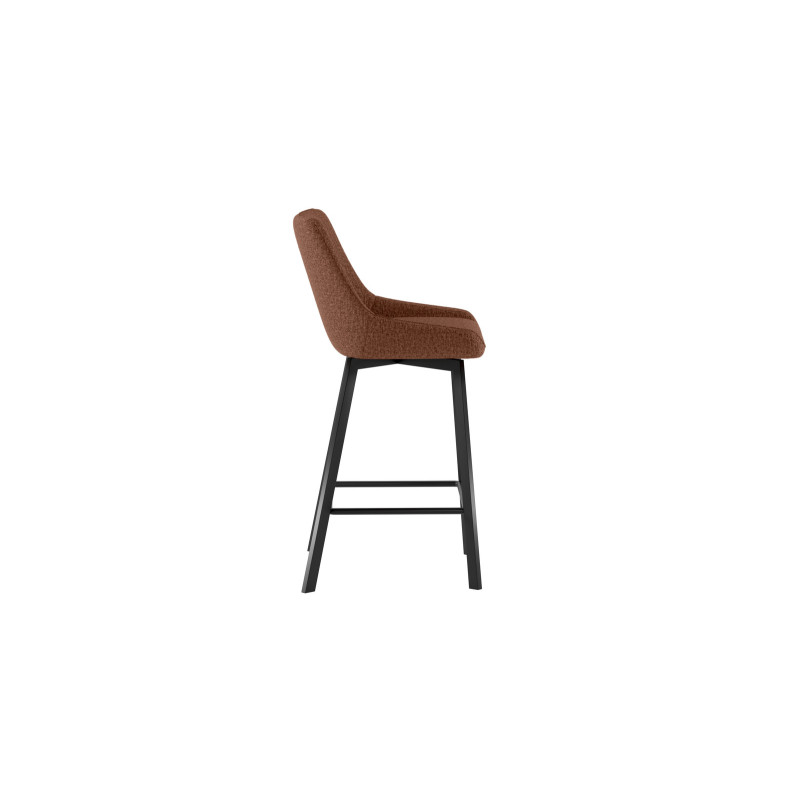 Set di 2 Sgabelli in tessuto Fox 50cm X 44cm H 94cm Stones