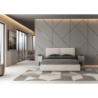 Letto imbottito Matrimoniale 160x190 cm tessuto Agata Mados