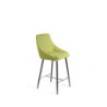 Set di 2 Sgabelli in tessuto Ray 46cm X 49cm H 97cm Stones