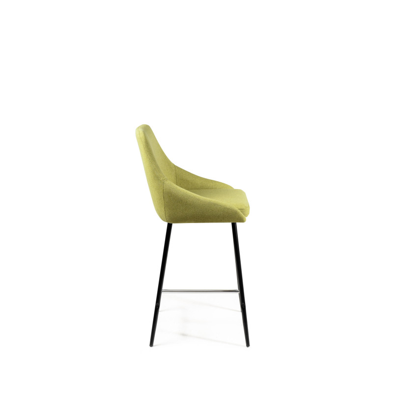 Set di 2 Sgabelli in tessuto Ray 46cm X 49cm H 97cm Stones