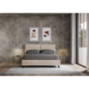 Letto imbottito Matrimoniale 160x190 cm Mados