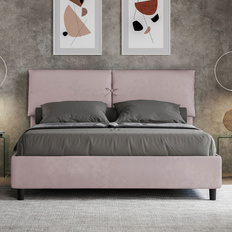 Letto imbottito Matrimoniale 160x190 cm Mados