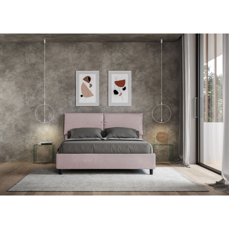 Letto imbottito Matrimoniale 160x190 cm Mados