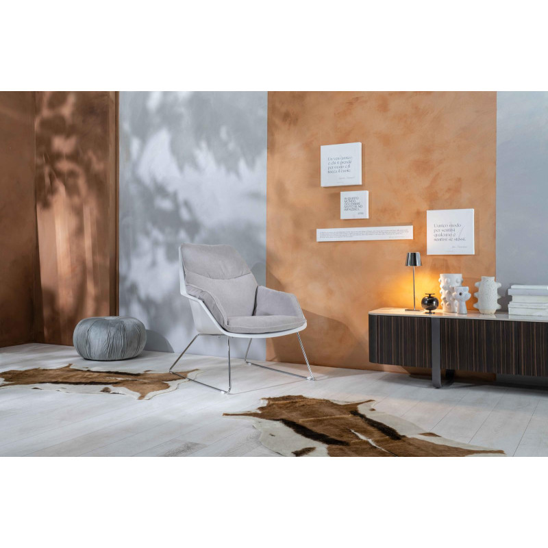 Set di 2 Poltrone in polipropilene Grace L P H 74 x 85 x 86 Stones