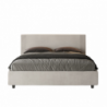 Letto imbottito Matrimoniale 160x190 cm tessuto Labirinto Rosal