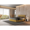 Letto imbottito Matrimoniale 160x190 cm tessuto Era Arla