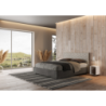 Letto imbottito Matrimoniale 160x210 cm tessuto Era Arla