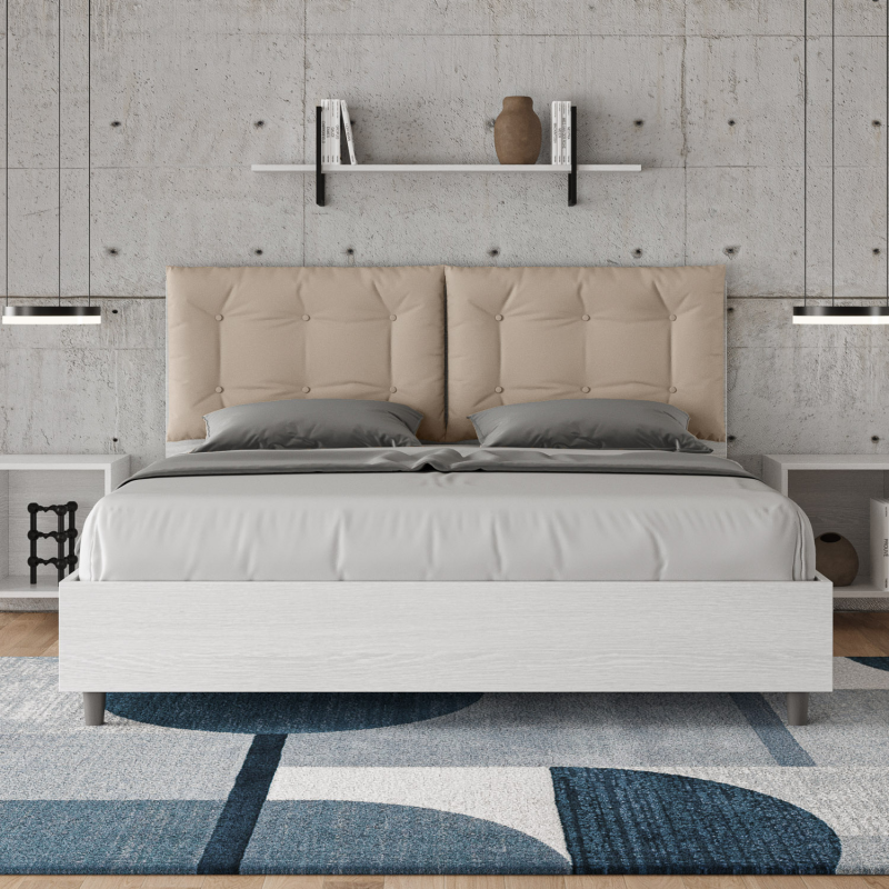 Letto Matrimoniale 160x190 cm cuscinatura Egos Annalisa