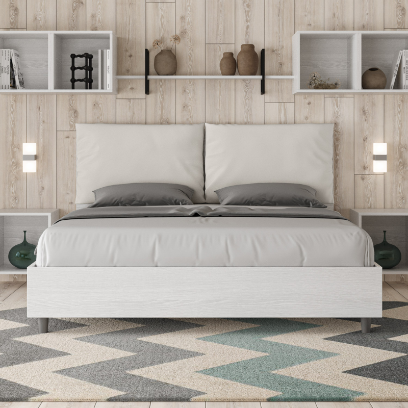 Letto Matrimoniale 160x190 cm cuscinatura Egos Antea