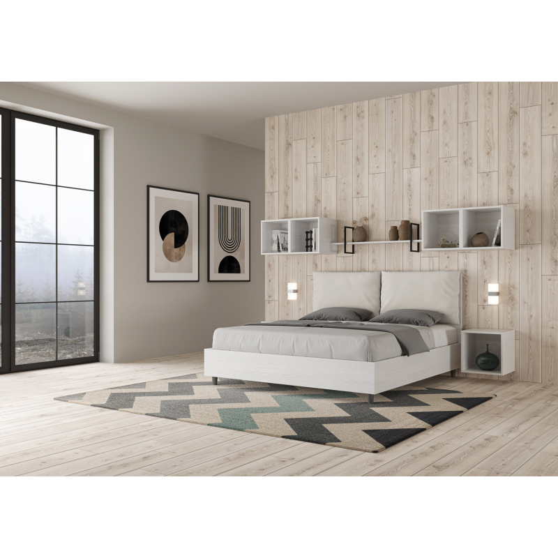Letto Matrimoniale 160x190 cm cuscinatura Egos Antea