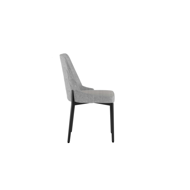 Set di 4 Sedie in tessuto Ambra 48cm X 58.5cm H 89cm Stones