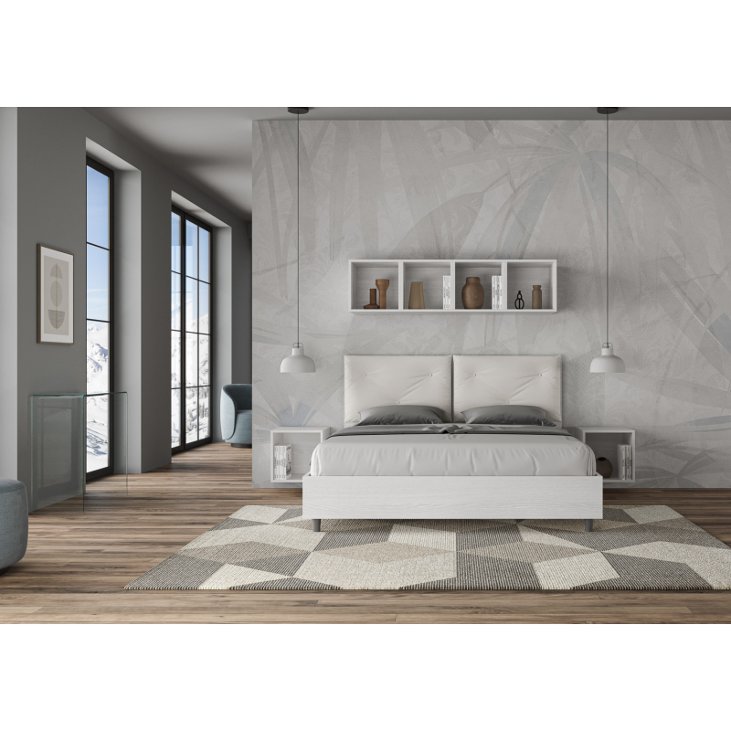 Letto Matrimoniale 160x200 cm cuscinatura Egos Appia