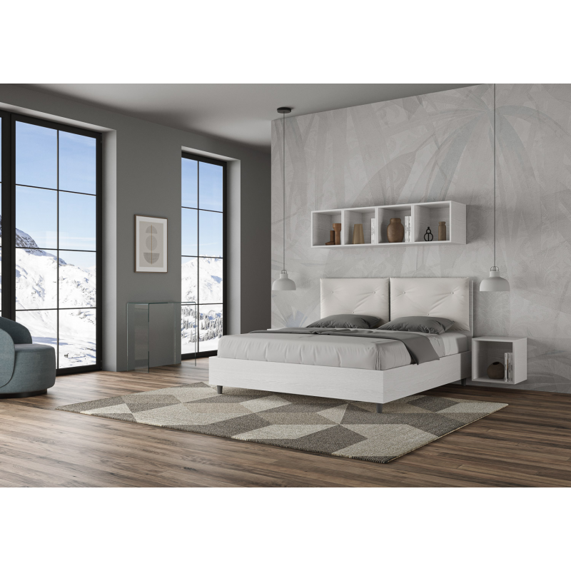 Letto Matrimoniale 160x200 cm cuscinatura Egos Appia
