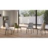 Set di 4 Sedie in tessuto Ambra 48cm X 58.5cm H 89cm Stones