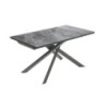 Tavolo allungabile con top in ceramica su vetro Cross 90cm X 160/240cm H 76cm Stones