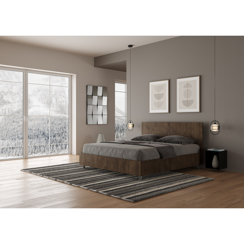 Letto Matrimoniale 160x190 cm testata dritta Demas