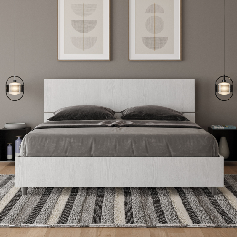 Letto Matrimoniale 160x190 cm testata dritta Demas