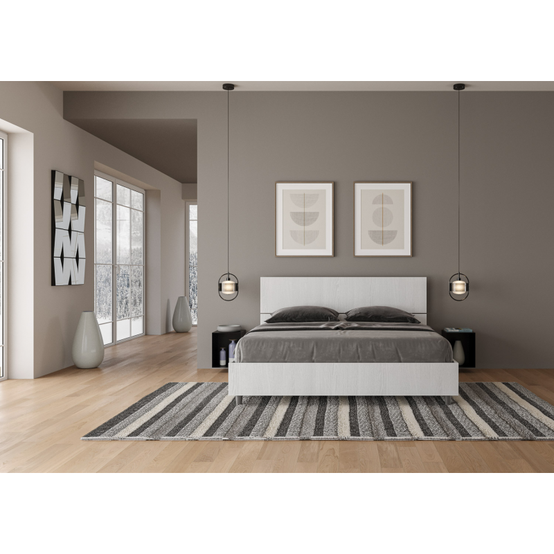 Letto Matrimoniale 160x190 cm testata dritta Demas