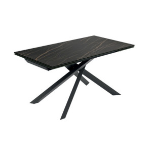 Zoom Tavolo allungabile con top in ceramica su vetro Cross 90cm X 160/240cm H 76cm Stones