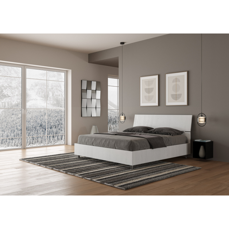 Letto Matrimoniale 160x190 cm testata inclinata Demas
